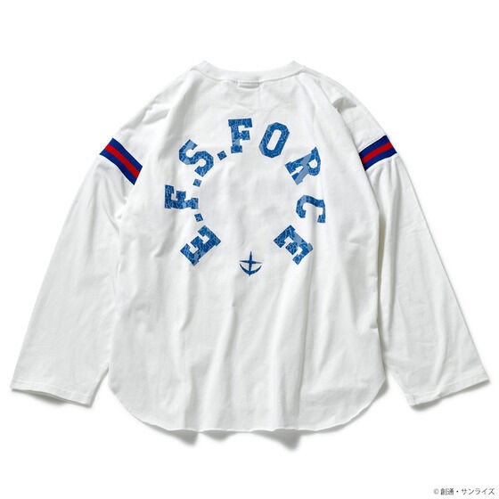 PRE-ORDER : STRICT-G.Fab Goodwear "Mobile Suit Gundam" Football Long Sleeve T-shirt