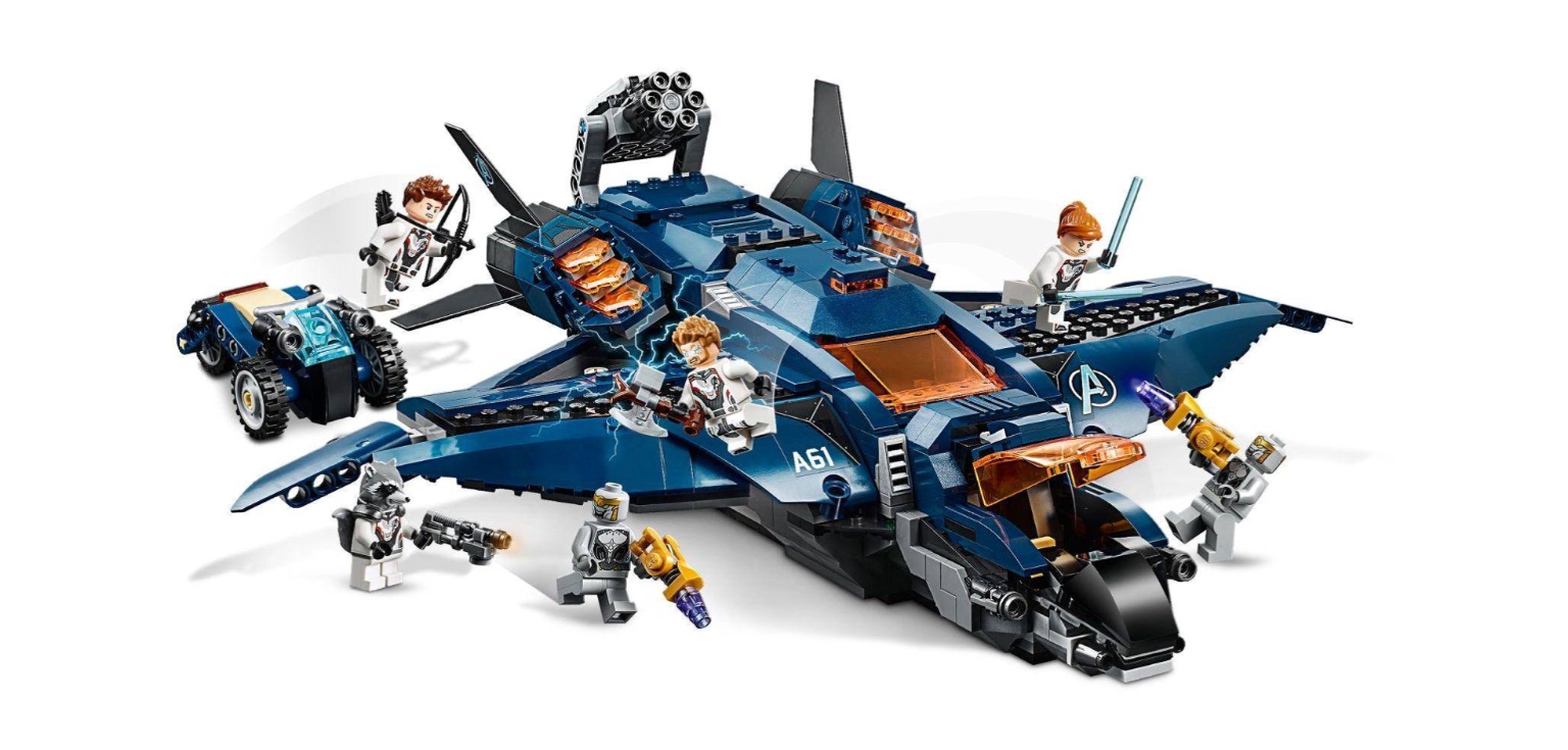 Lepin 07122 Avengers Ultimate Quinjet 938pcs