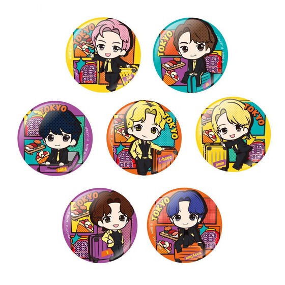 PRE-ORDER : TinyTAN TRAVEL COLLECTION Tin Badge