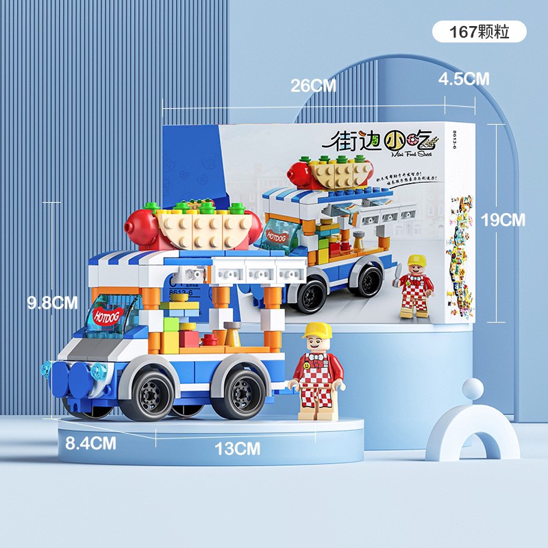 Mini Street View - Lele Brothers 8537, 8613 Fast Food & Food Truck - KFC, McDonald, Starbucks, Walmart’s