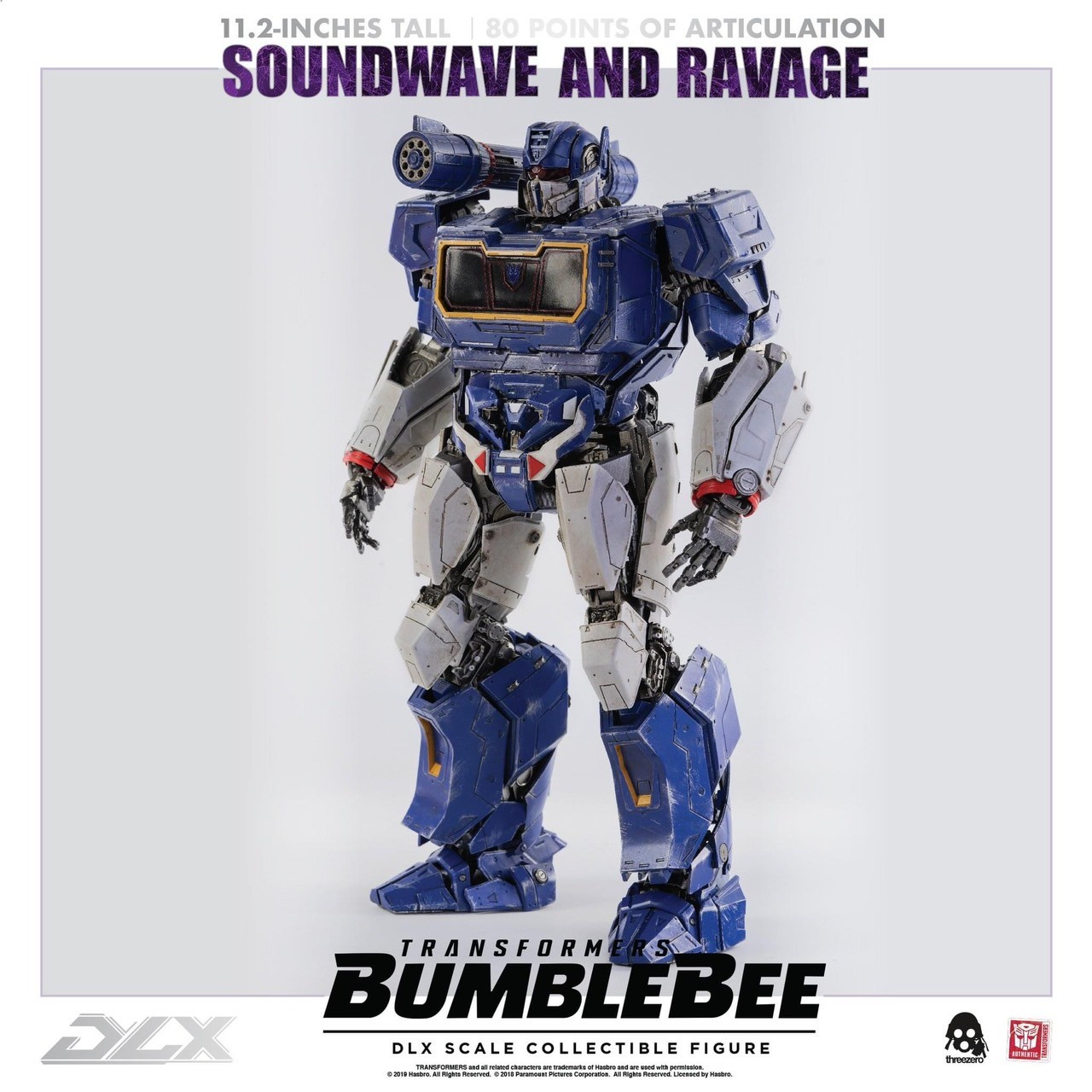 Pre-order : Transformers BUMBLEBEE DLX Soundwave and Ravage by ThreeZero (Reissue)