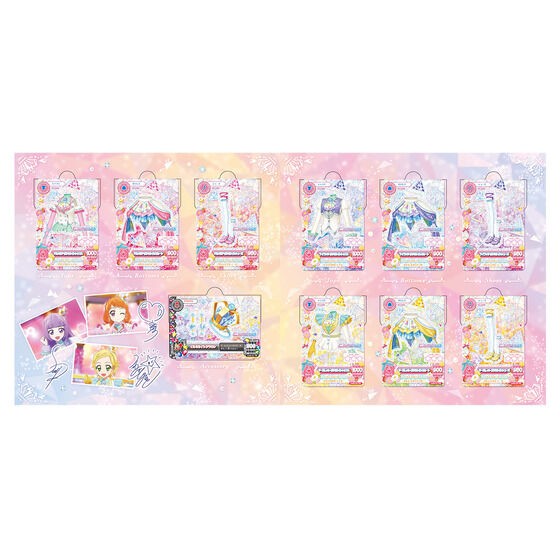 PRE-ORDER : Aikatsu! 10th STORY ~STARWAY to the Future~ Luminous Premium Rare Card Set