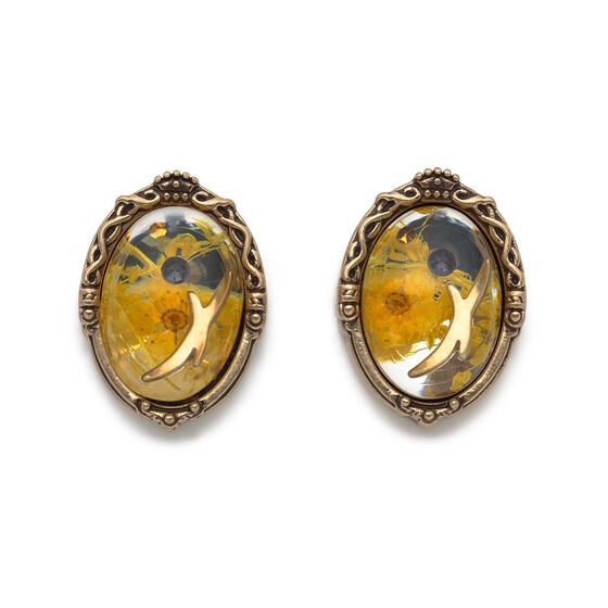 PRE-ORDER : Disney Twisted Wonderland Flower Accessory Earrings