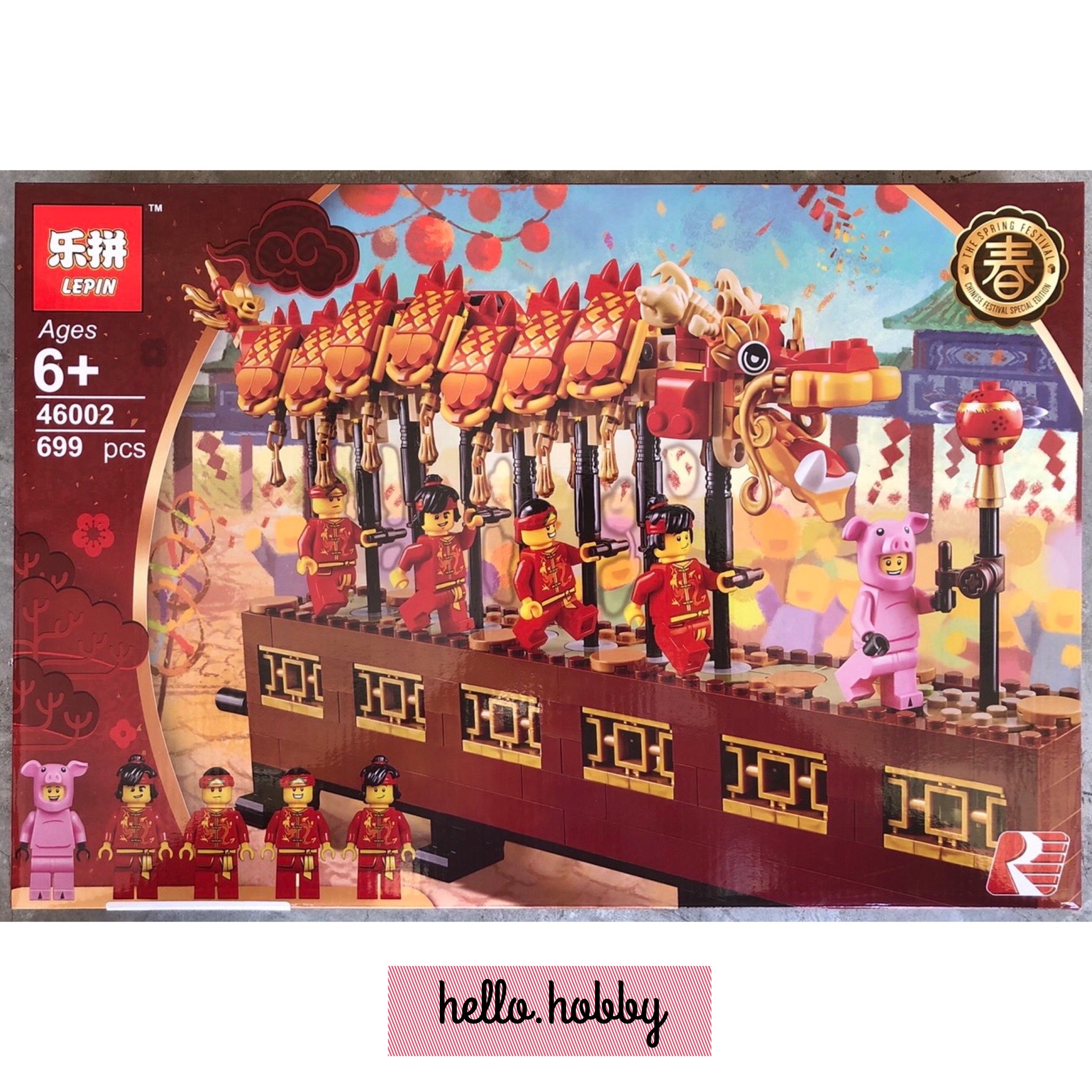 Lepin 46002 Dragon Dance 699pcs