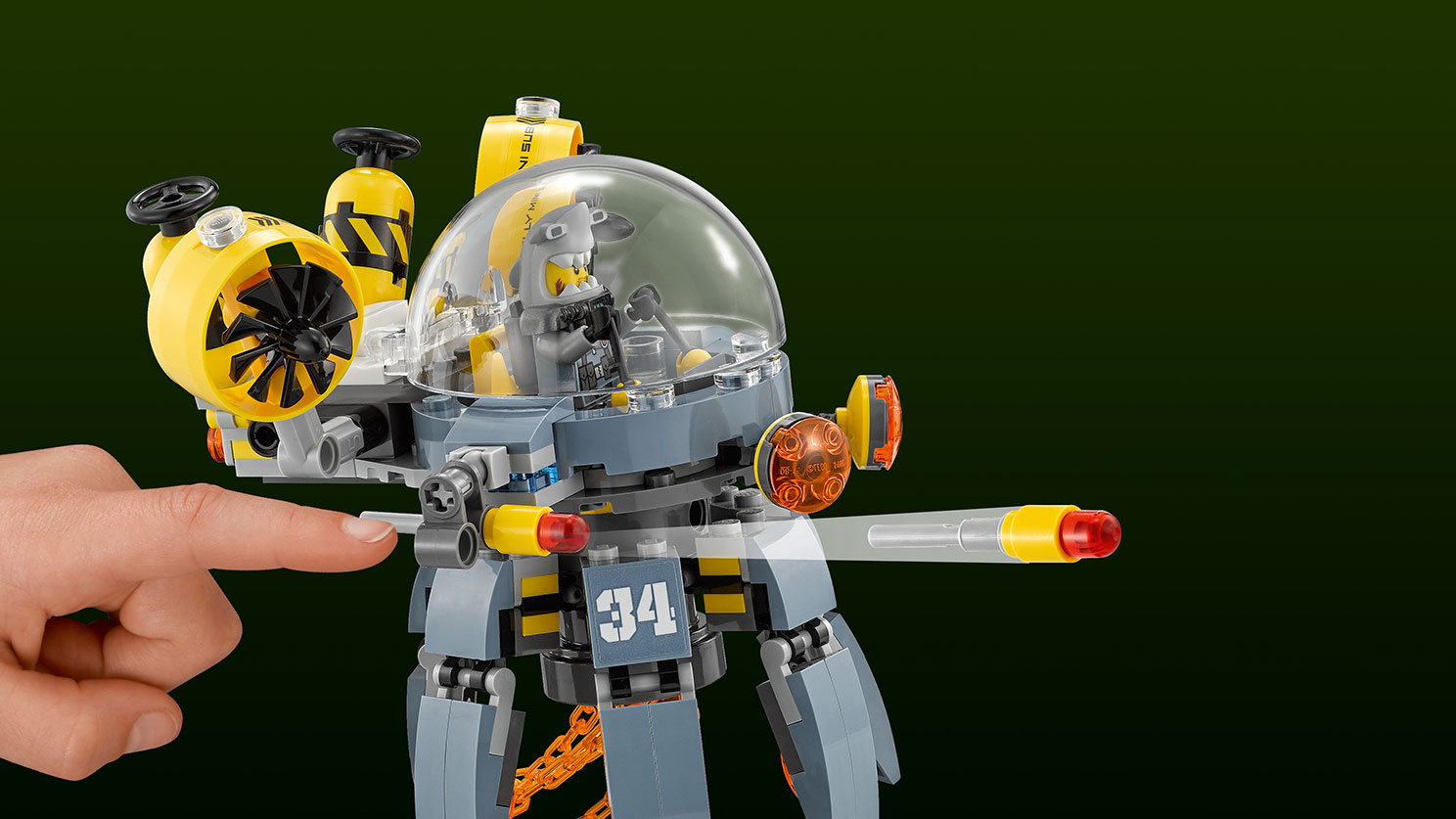 Lele 31056 Flying Jelly Sub 211pcs