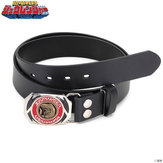 PRE-ORDER : Kyoryu Sentai Zyuranger Dyno Buckle Image Cowhide Belt .