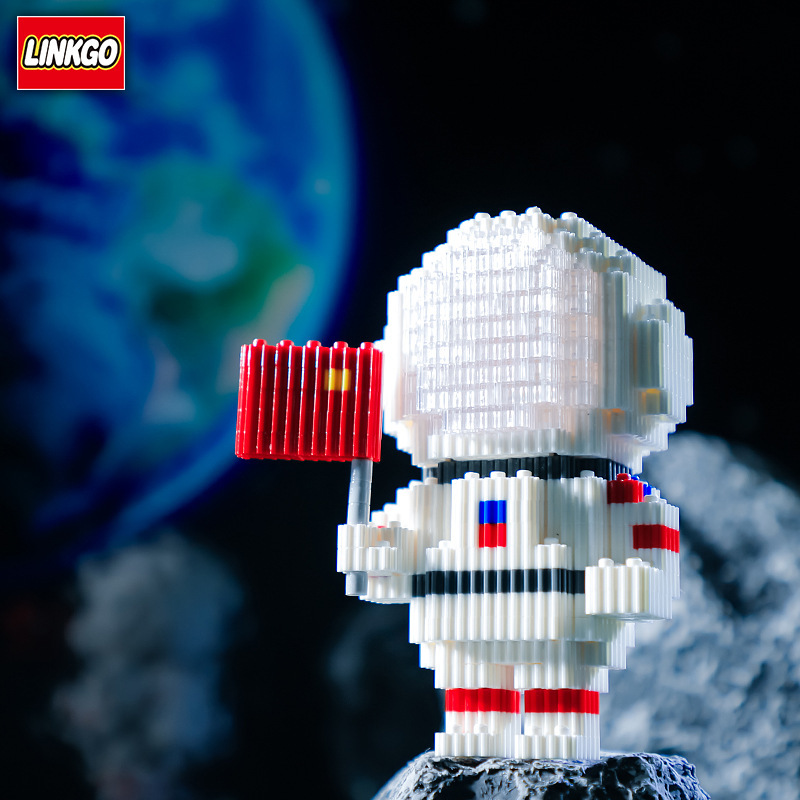 Linkgo 68317-68320 Astronaut ชุดนักบินอวกาศ