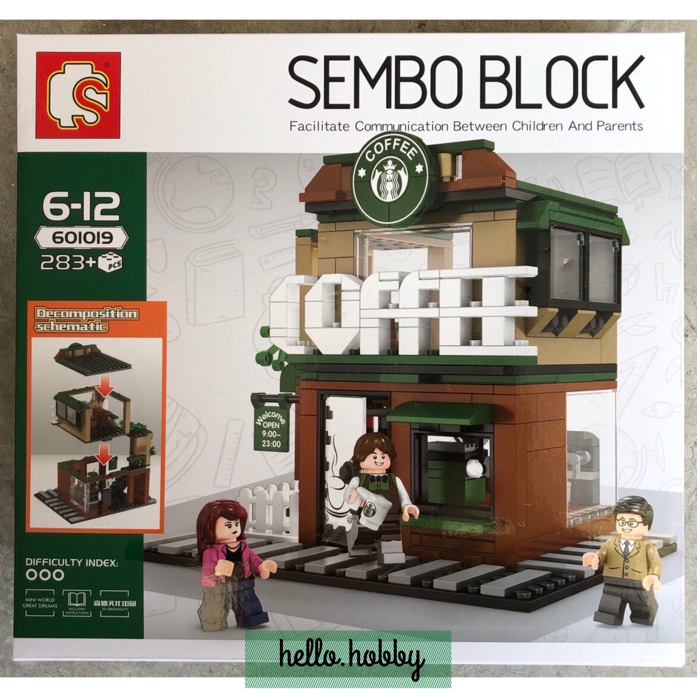 Sembo Block - 601019 Stabucks 283pcs