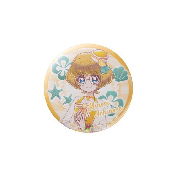 PRE-ORDER : Pretty Cure All Stars Dress Up Series Can Badge (Tropical Ju! Pretty Cure Set)