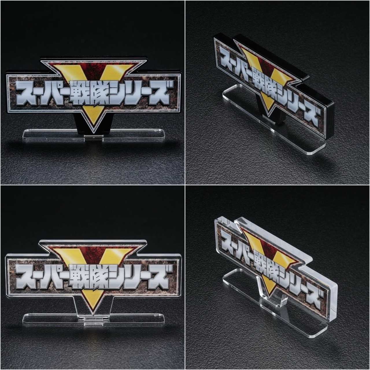PRE-ORDER : Acrylic Logo Display EX Super Sentai / MASKED RIDER V3 / MASKED RIDER KUUGA Mark / Chouriki Sentai Ohranger