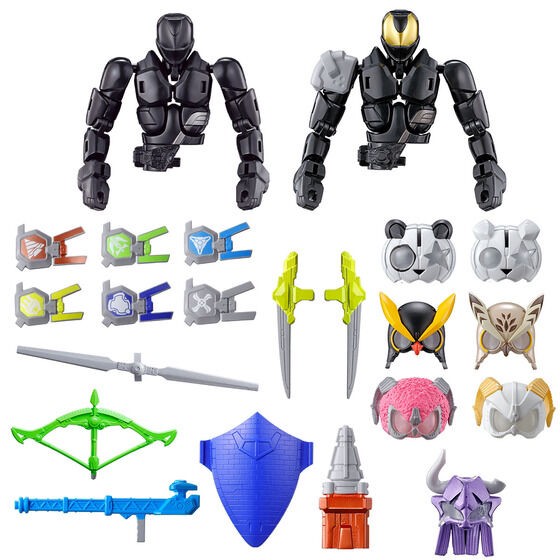 PRE-ORDER : Kamen Rider Geats Revolve Change Figure PB01 Entry Body & Rider Head & Armed Parts 22 Pieces Set
