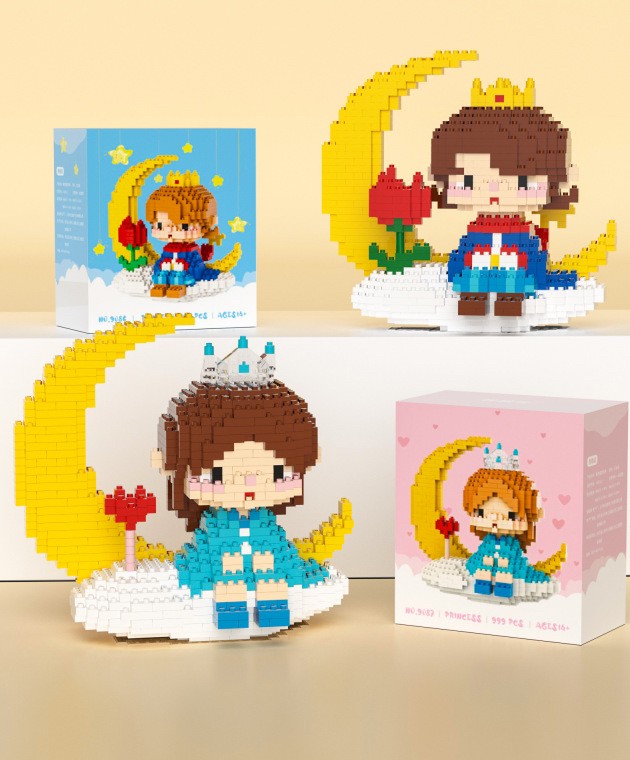 9086-9087 Prince & Princess On The Moon เจ้าหญิงเจ้าชายบนพระจันทร์