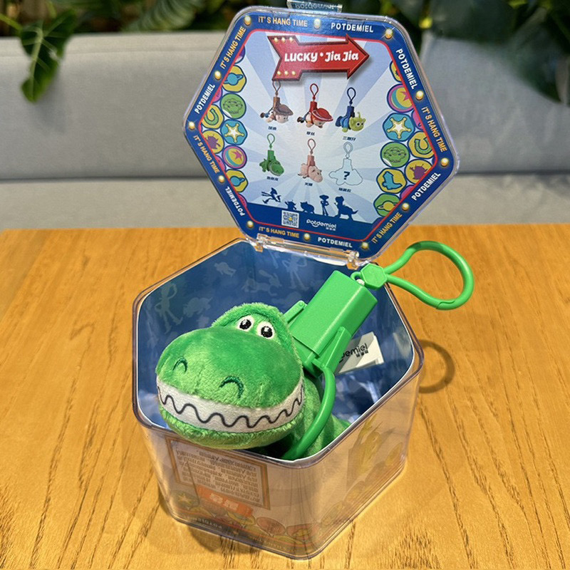 พวงกุญแจ ลิขสิทธิ์แท้ ได้ 1 ตัว | Disney - Toy Story - It’s Hang Time Plush Clip Keychain Series by Potdemiel