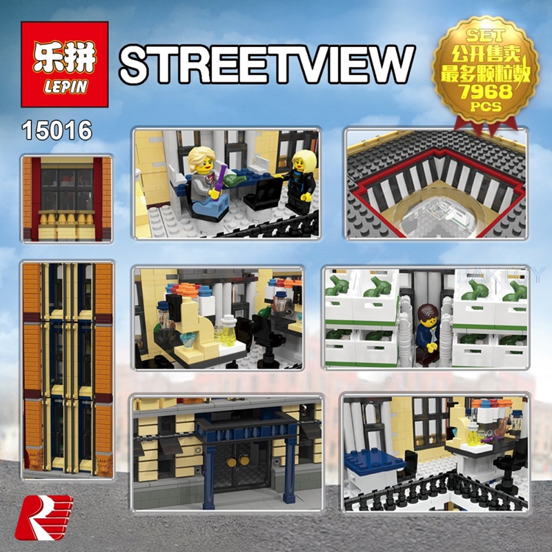 Lepin 15016 Apple Square University 7968pcs