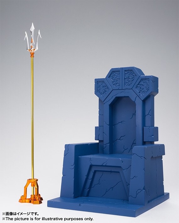 Saint Seiya Saint Cloth Myth EX Sea Emperor Poseidon Imperial Throne Set by Bandai