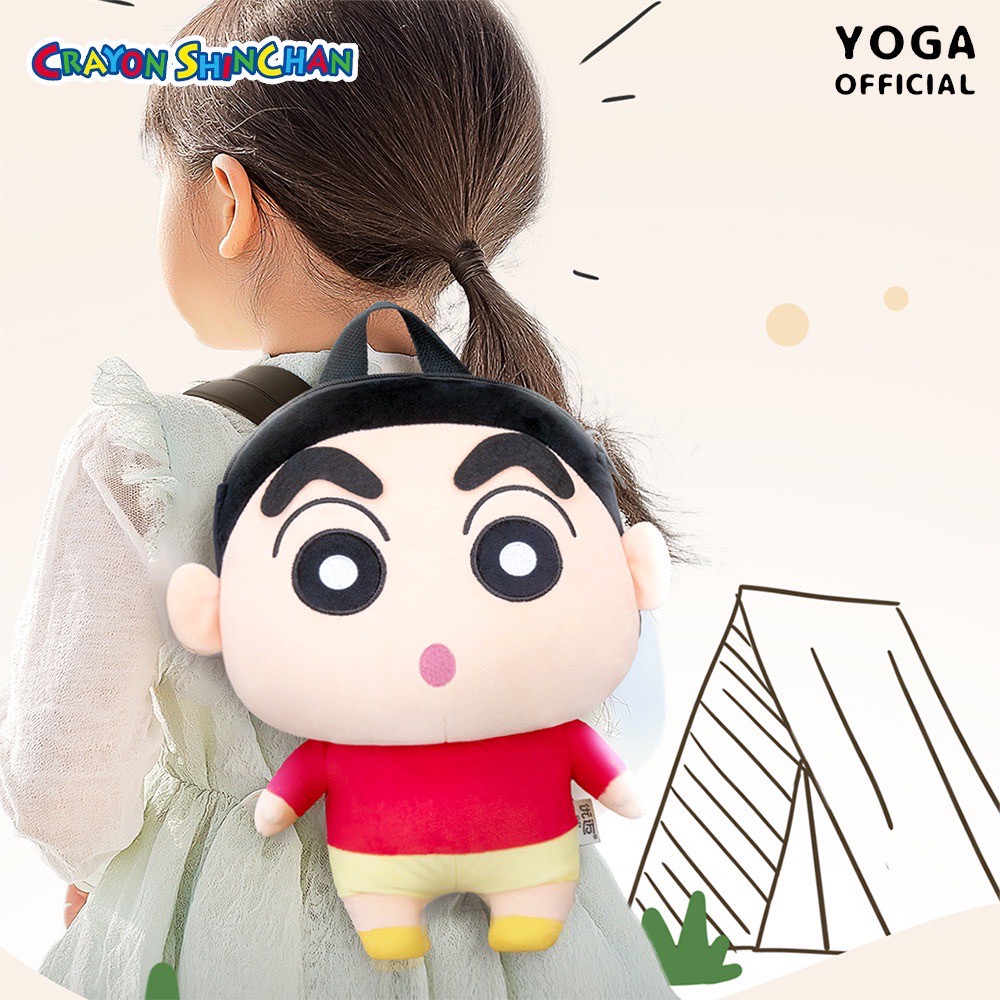 กระเป๋าเป้ตุ๊กตาชินจังลิขสิทธิ์แท้ Crayon Shinchan Doll Backpack by Youmai