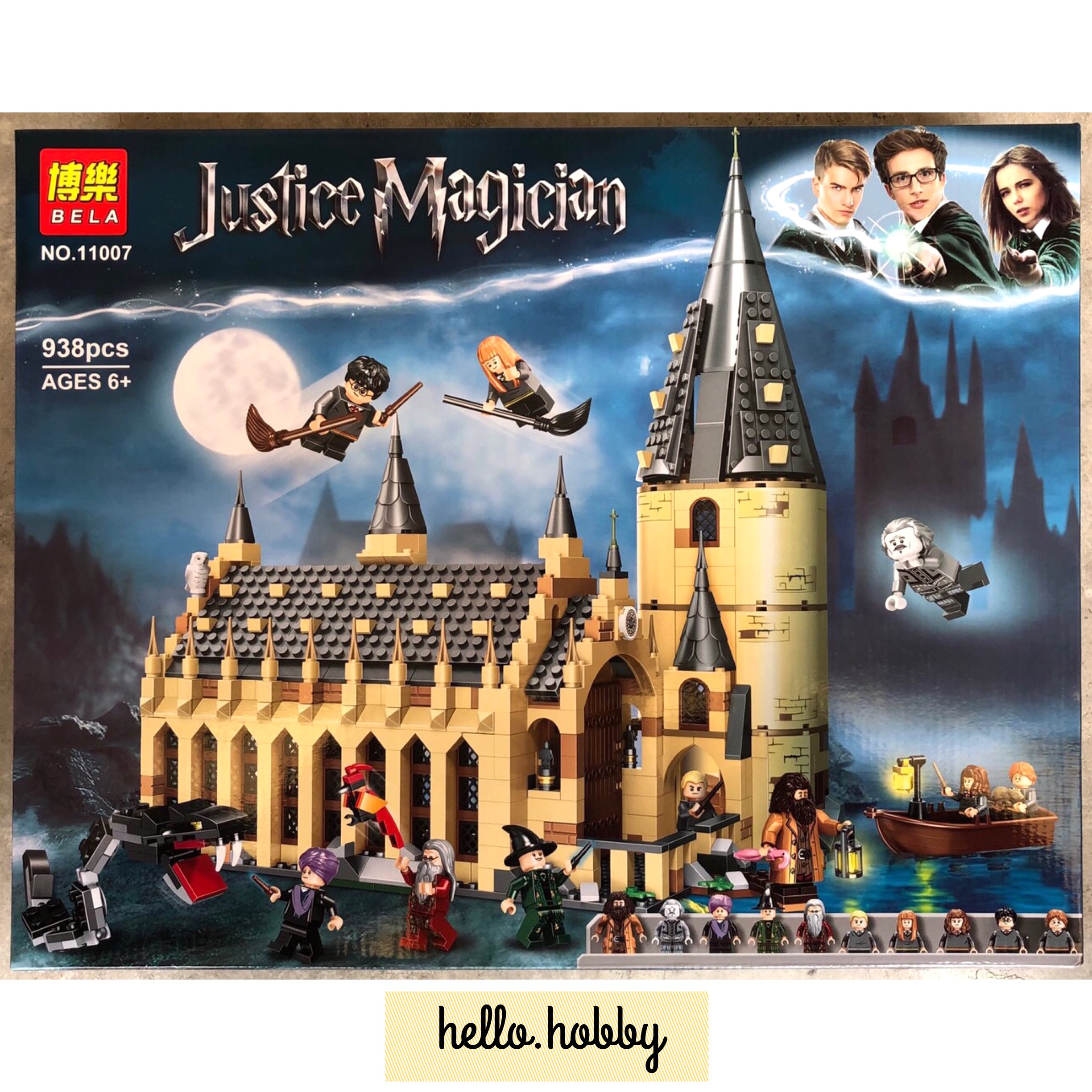 Bela 11007 Harry Potter Hogwarts Great Hall 938pcs