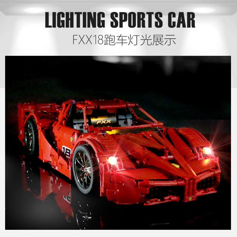 Mould King 13085 Ferrari FXX Supercharged V12r 2101pcs (บังคับได้)