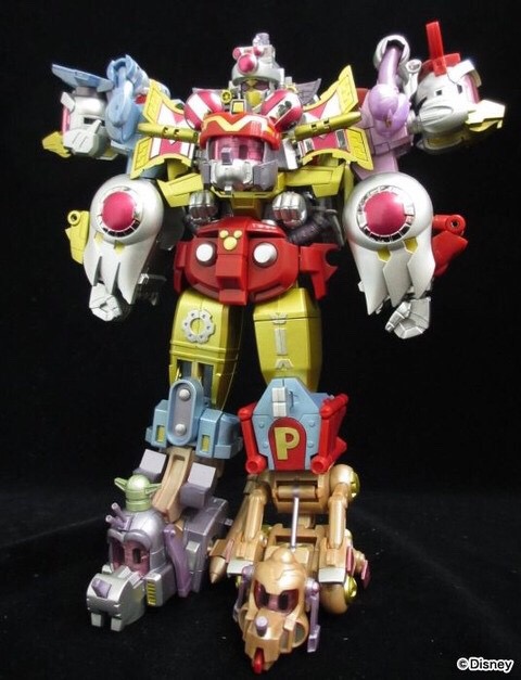 Tamashii Nations 2013 Chogokin Cho Gattai King Robo Mickey And Friends Fantastic Color by Bandai