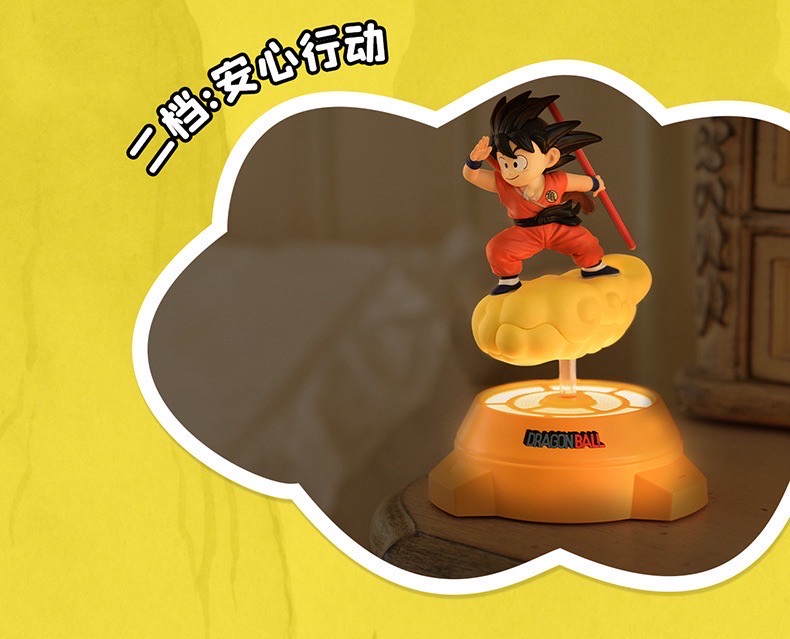 โมเดลโงกุน หมุนได้ มีไฟ Dragon Ball - Goku Rolling Night Light Series by LDCX