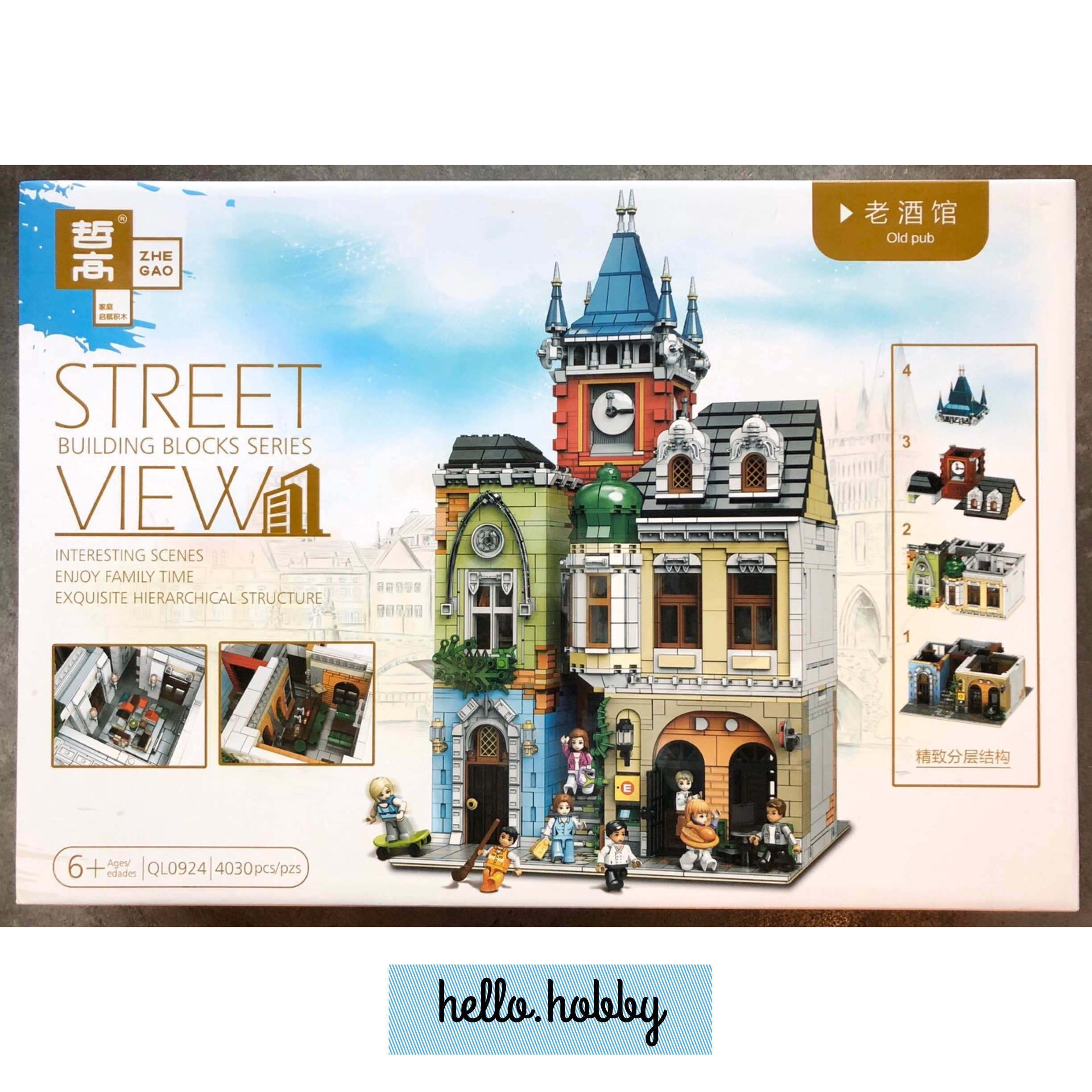 Zhe gao QL 0924 Old Pub 4030pcs