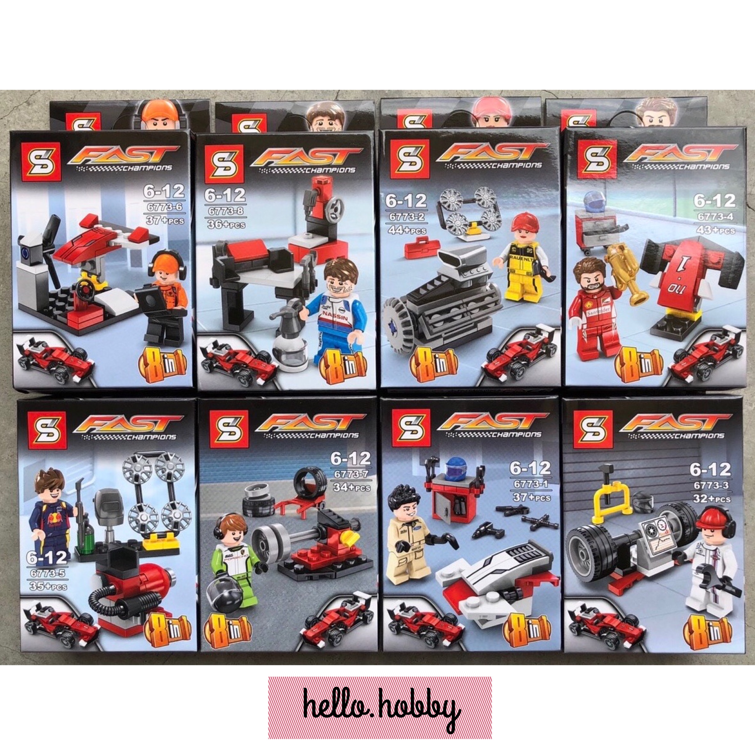 SY 6773 1-8 Speed Champions