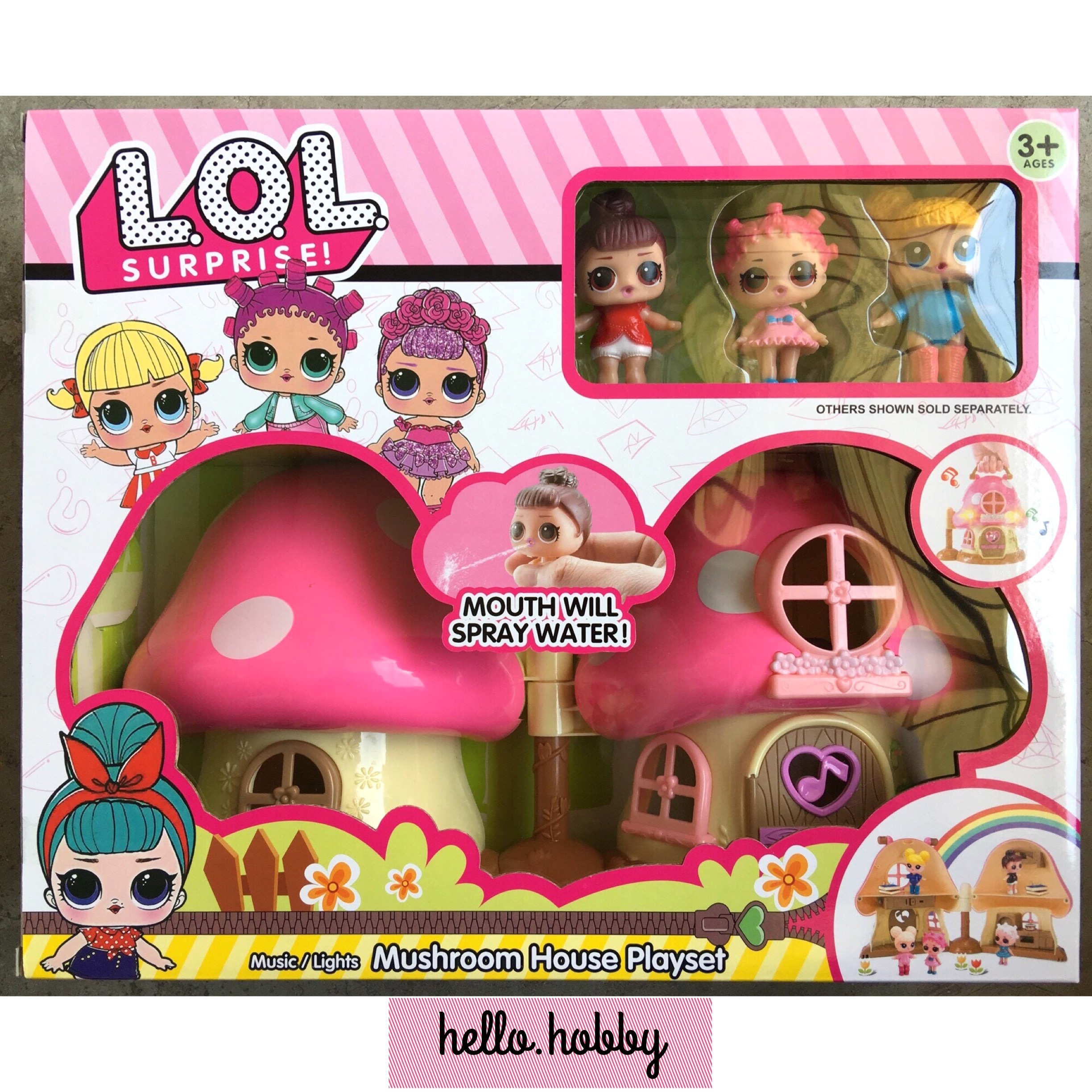 ชุดตุ๊กตา L.O.L Mushroom House Playset