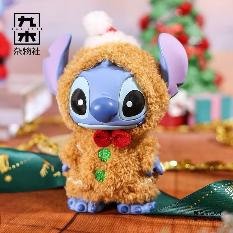 ตุ๊กตาสติทช์คริสมาส ลิขสิทธิ์แท้ ได้ 1ตัว - Disney - Stitch - Christmas Dressed Series by Enesco x Grand Jester Studios