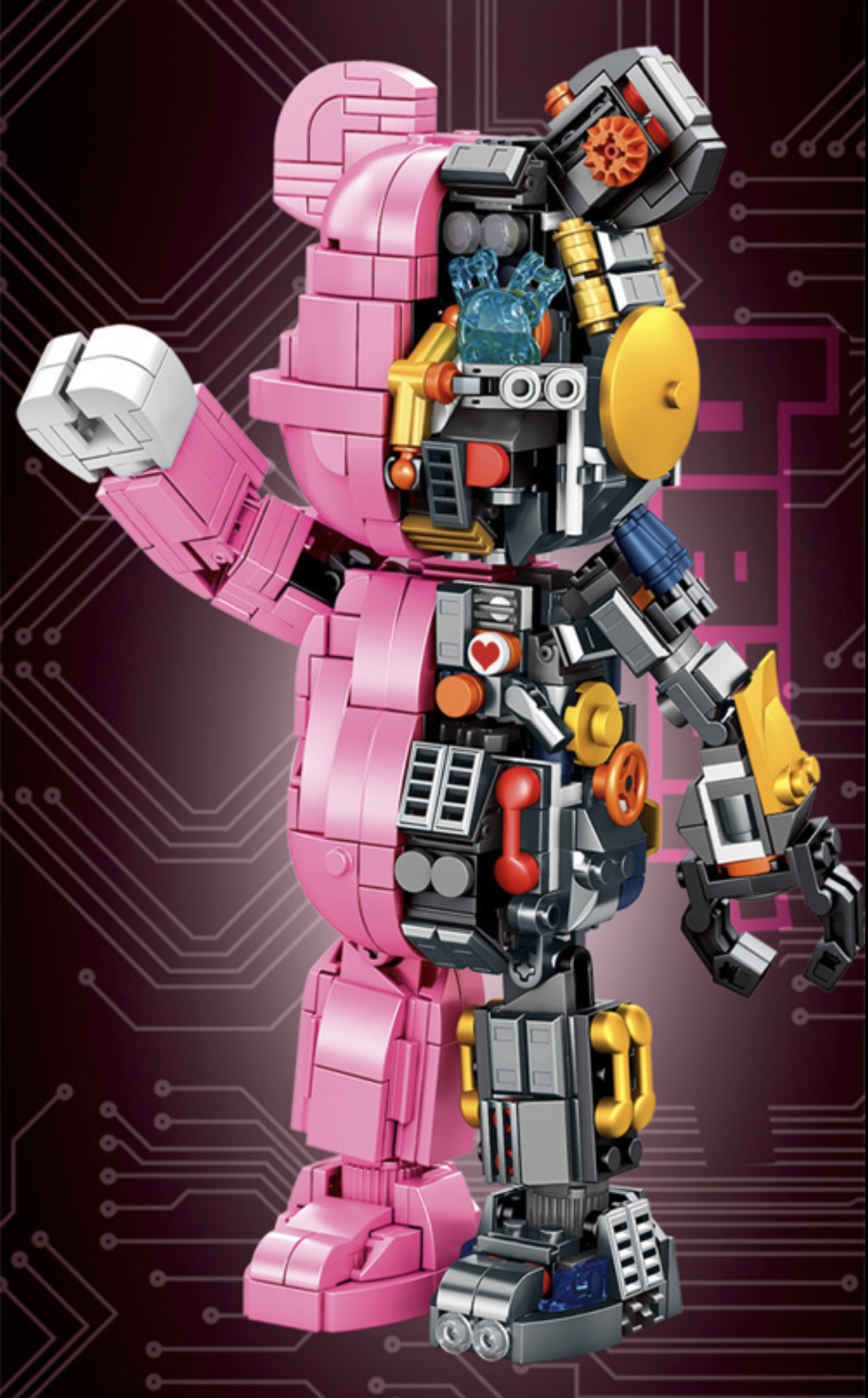 78002-78003 Bearbrick Mechanical Robot