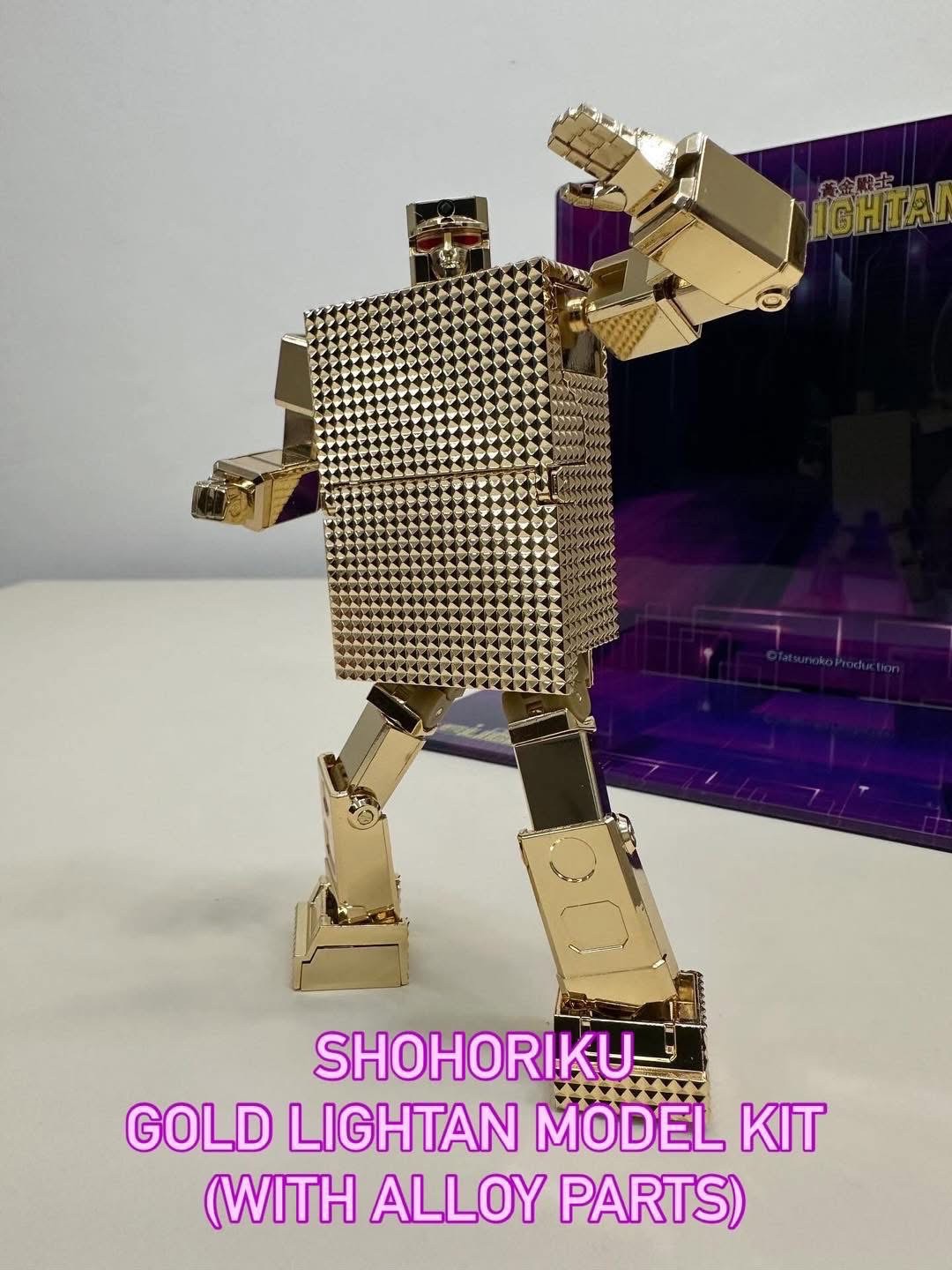 Gold Lightan Model Kit (with Alloy Parts) by Shohoriku Limited