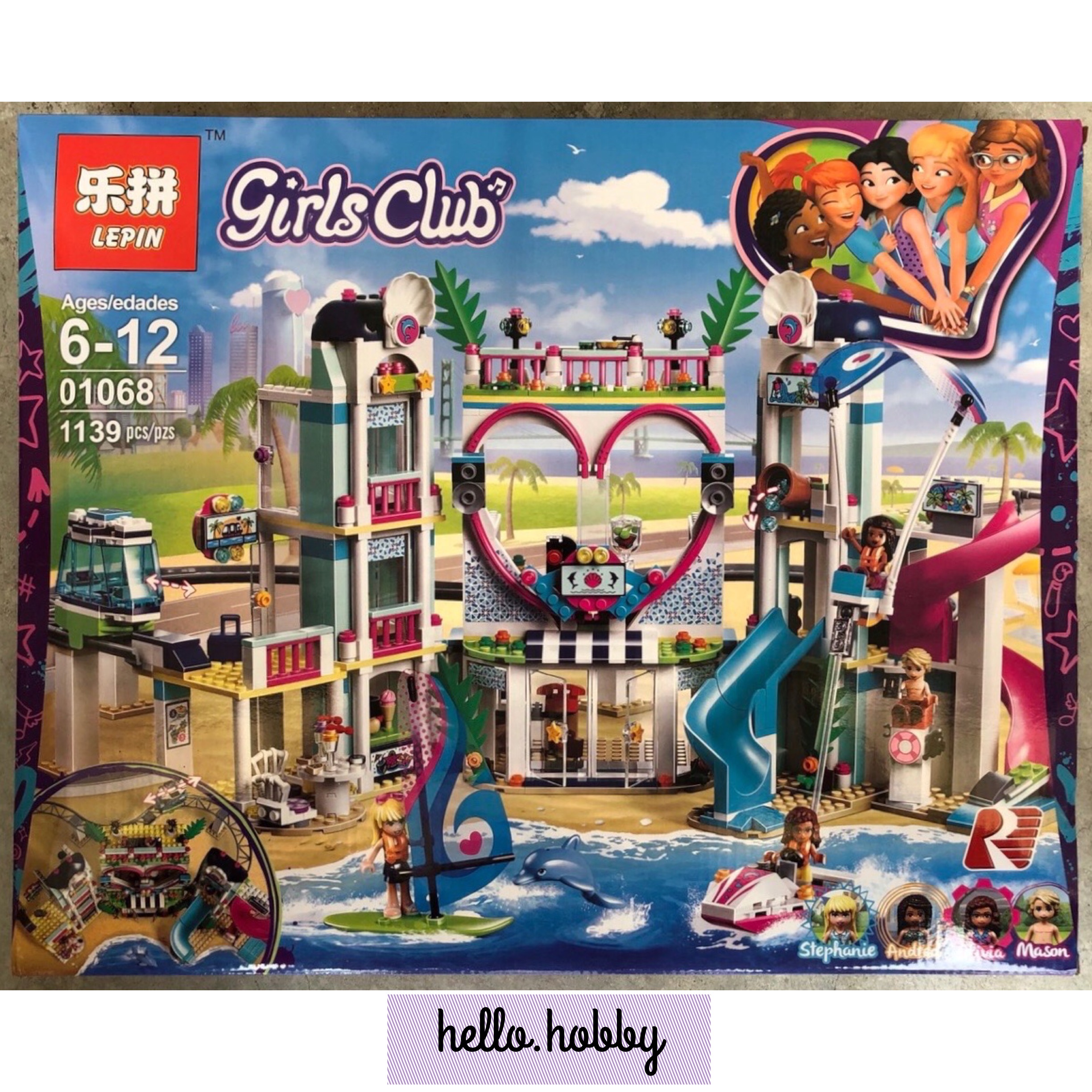 Lepin 01068 Friends Heartlake City Resort 1139pcs