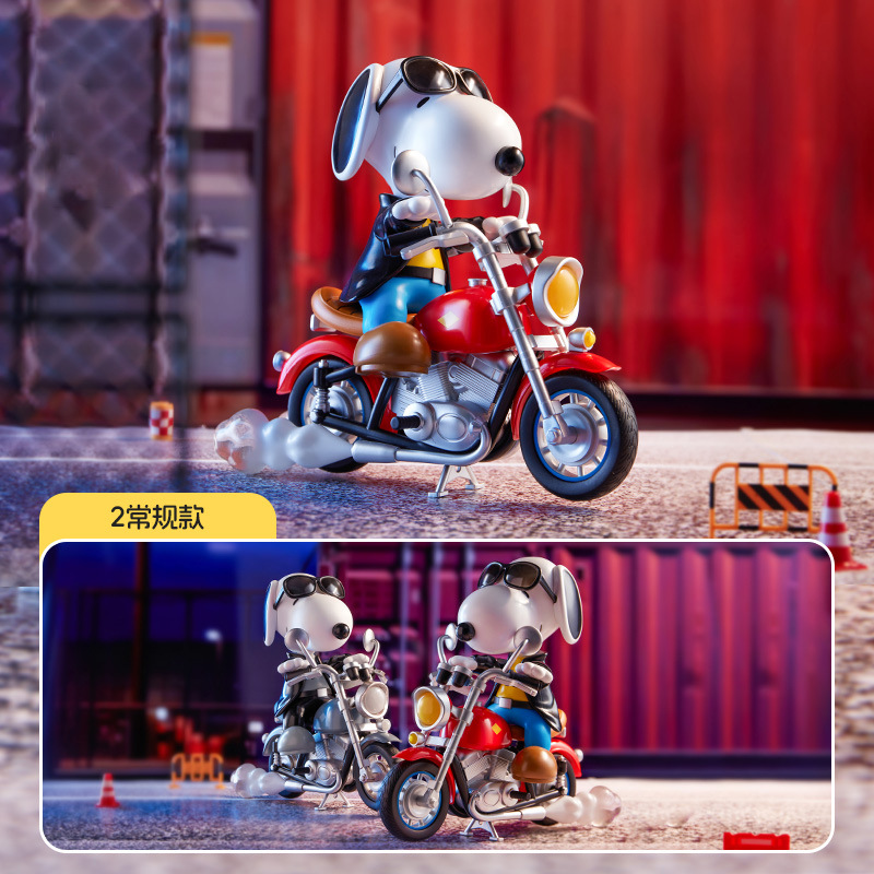 Snoopy & Motorcycle by Miniso