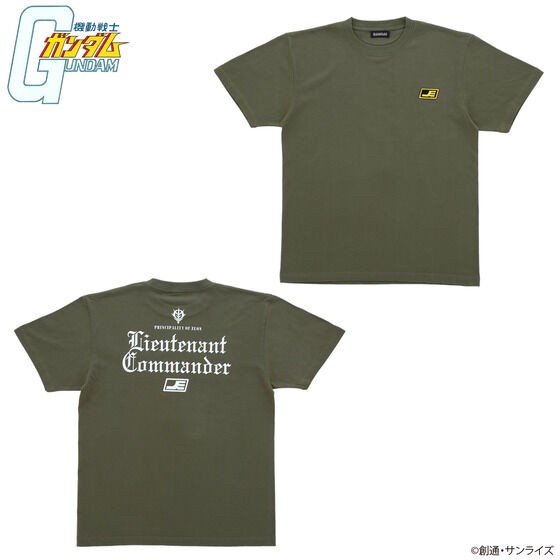 PRE-ORDER : Mobile Suit Gundam Rank Insignia Motif Series T-shirt