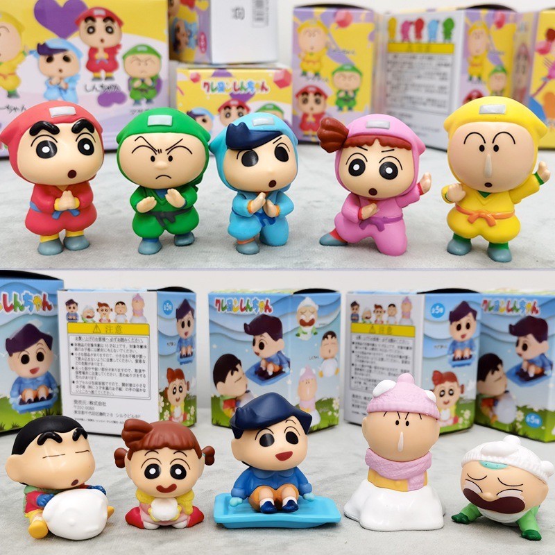 โมเดล Crayon Shinchan - Snow Battle Winter Series (Set of 5)