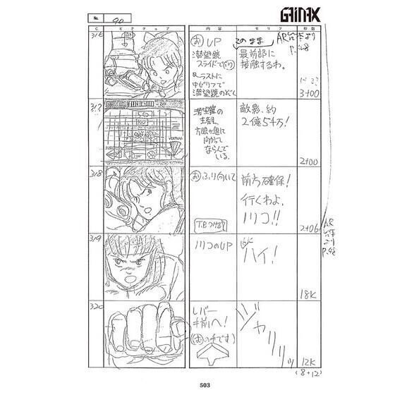 PRE-ORDER : Gunbuster Aim for the Top! Collection of Storyboards