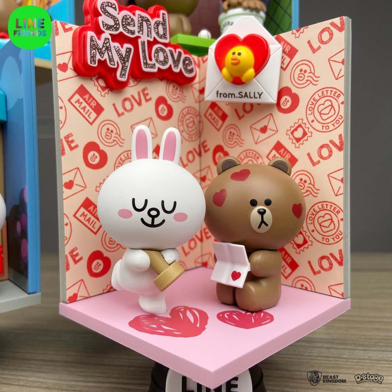 Line Friends - Brown & Friends Dream-Selected Series (Set of 4) by Beast Kingdom