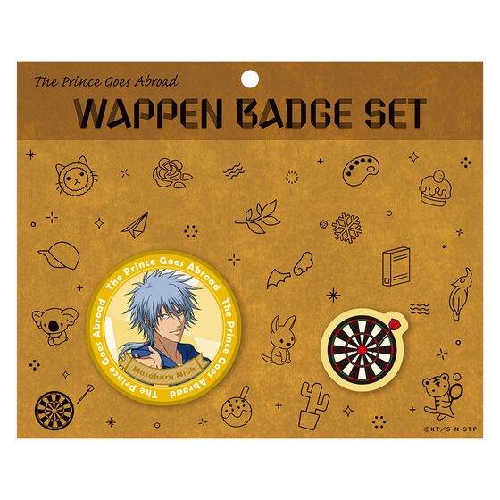 PRE-ORDER : [New Prince of Tennis The Prince Goes Abroad Summary] Patch Badge Set