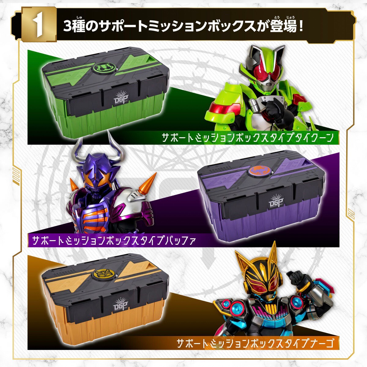 PRE-ORDER : Support Mission Box -Kamen Rider Oshikatsu Set-