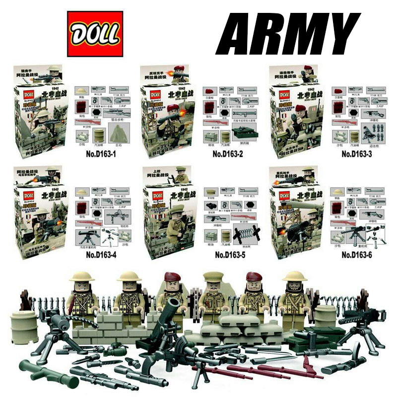 Doll D163 1-6 Military