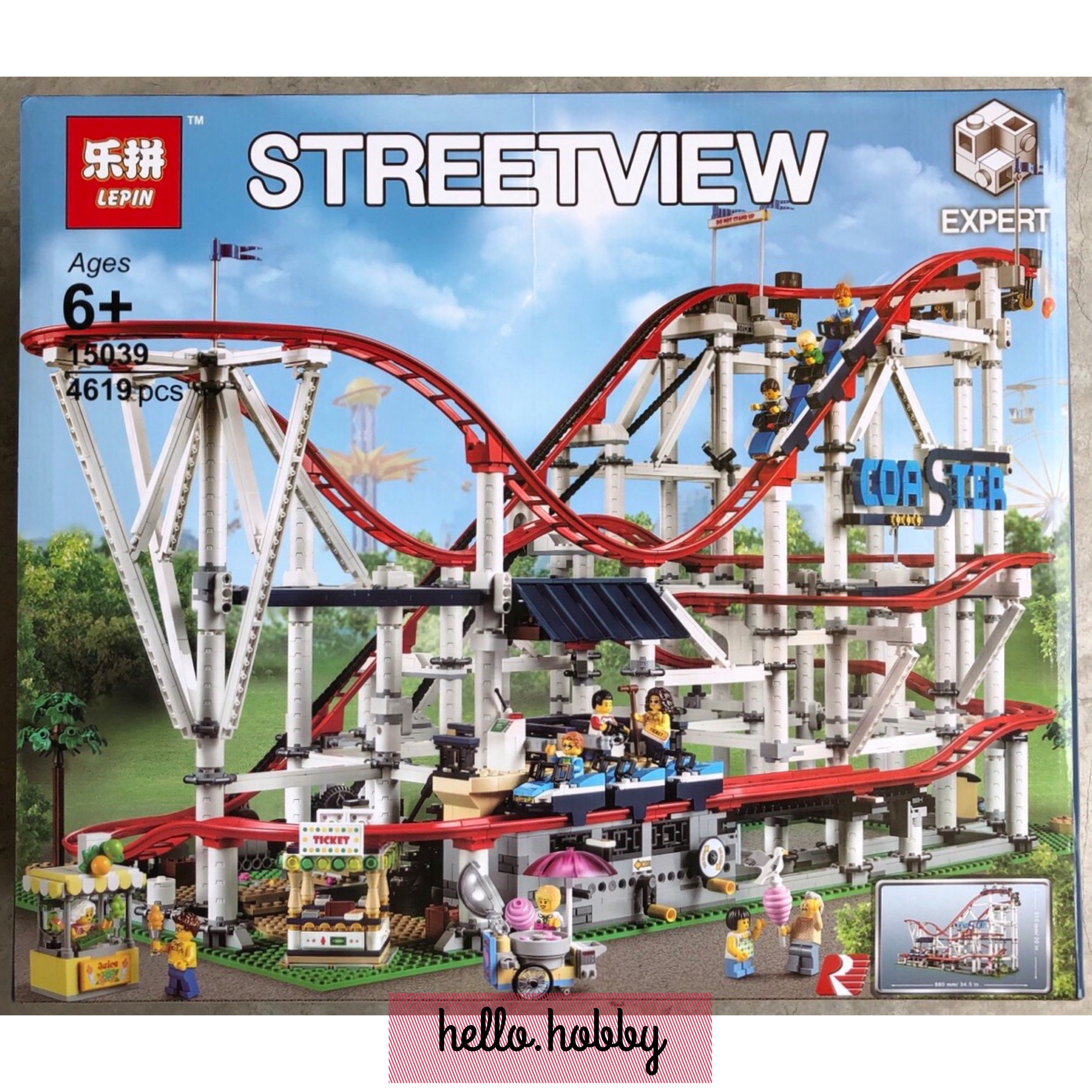 Lepin 15039 Roller Coaster 4619pcs