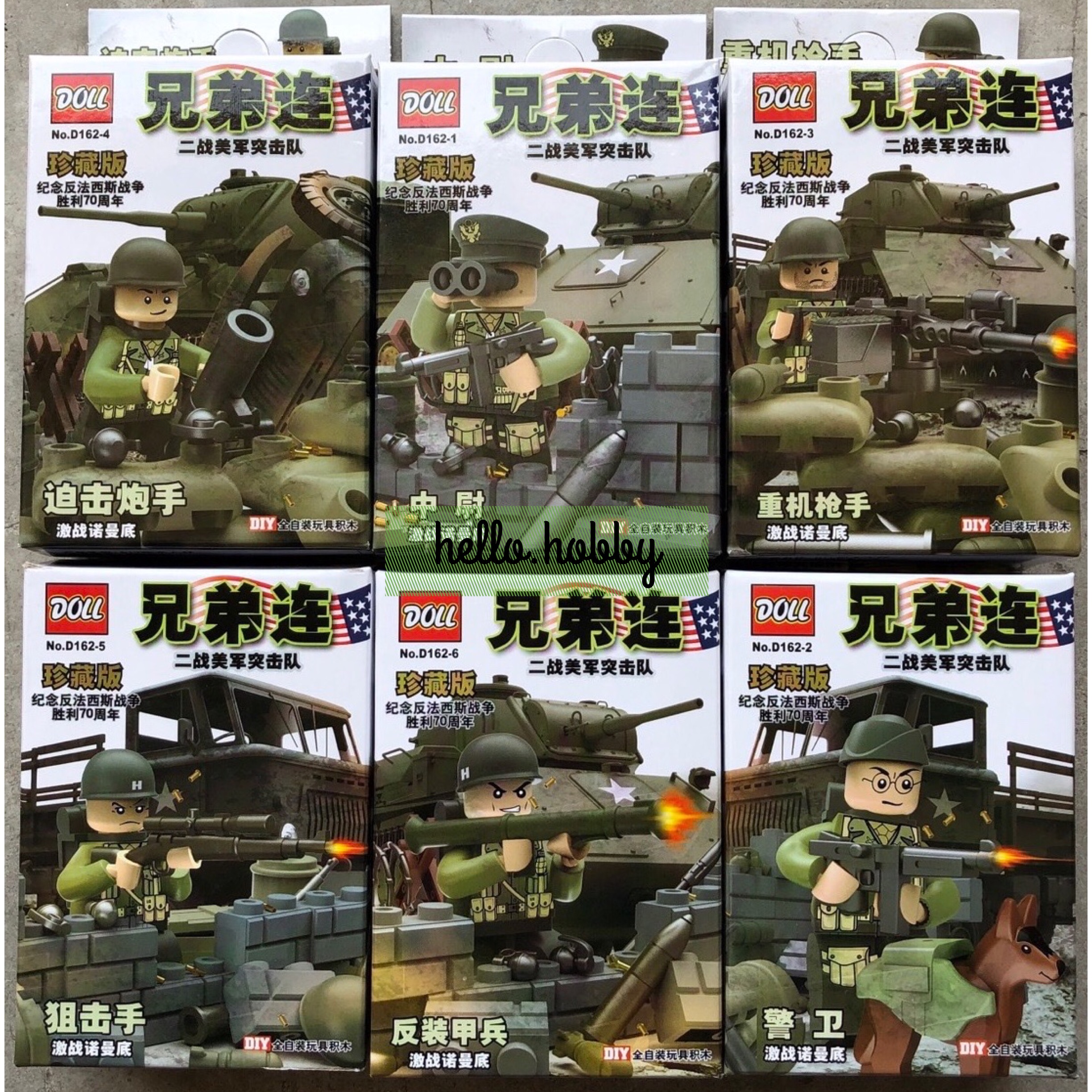 Doll D 162 1-6 Military
