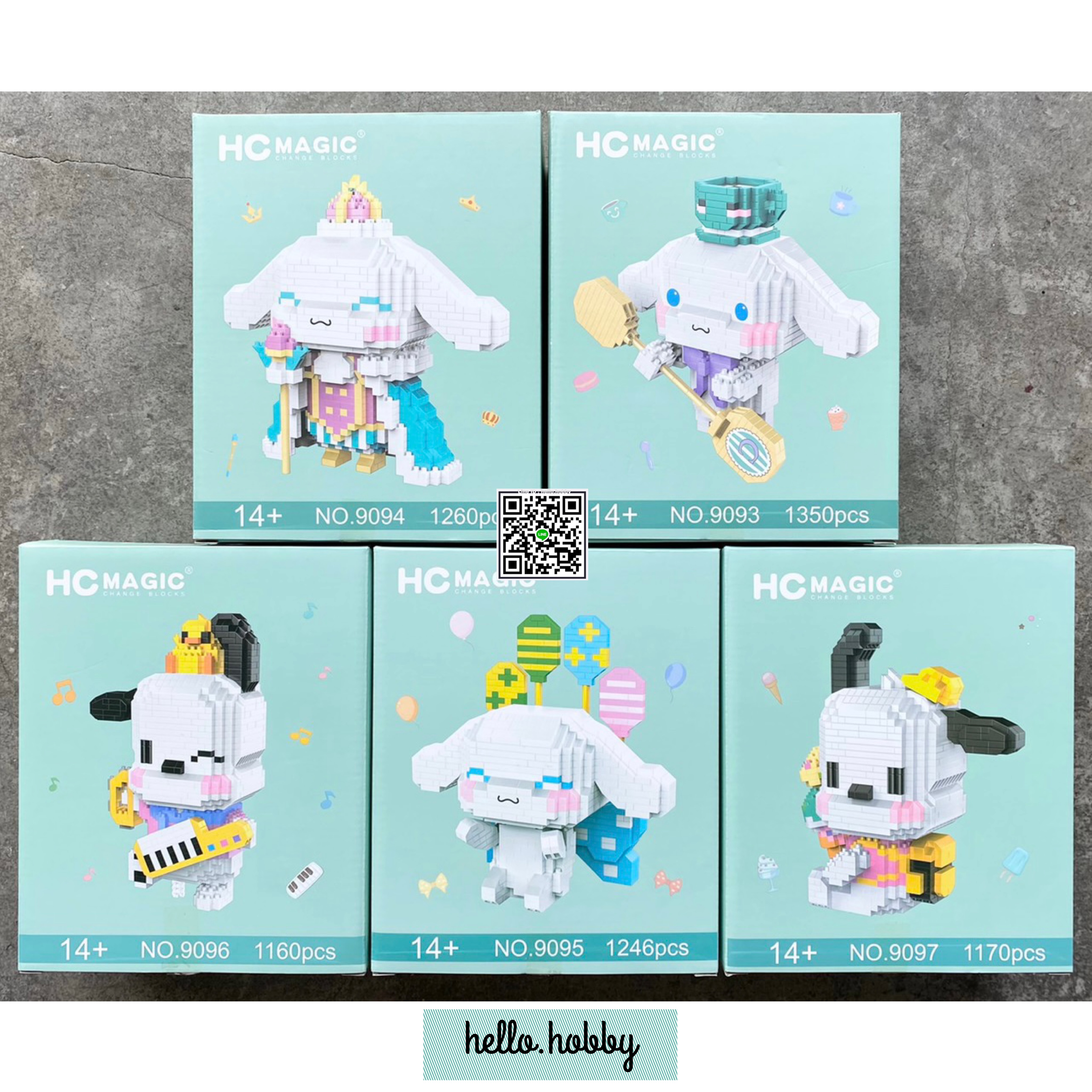 Hc Magic 9093-9097 Sanrio Cinnamoroll x Pochacco