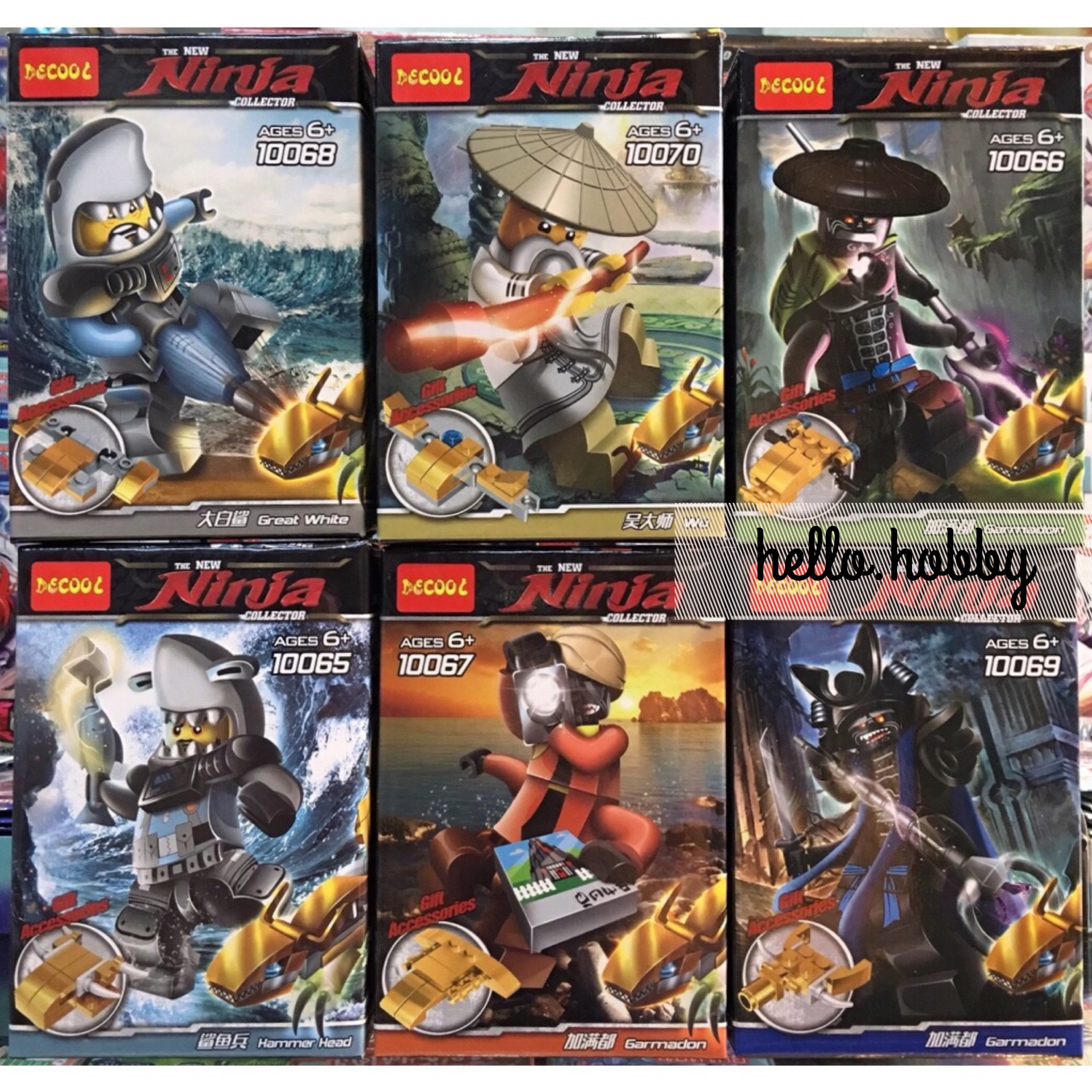 Decool 10065-10070 Ninjago
