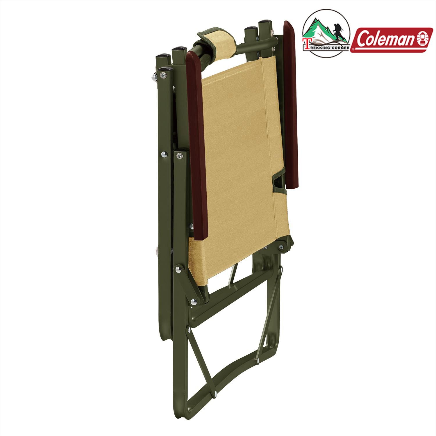 Coleman Fireplace Folding Chair Beige