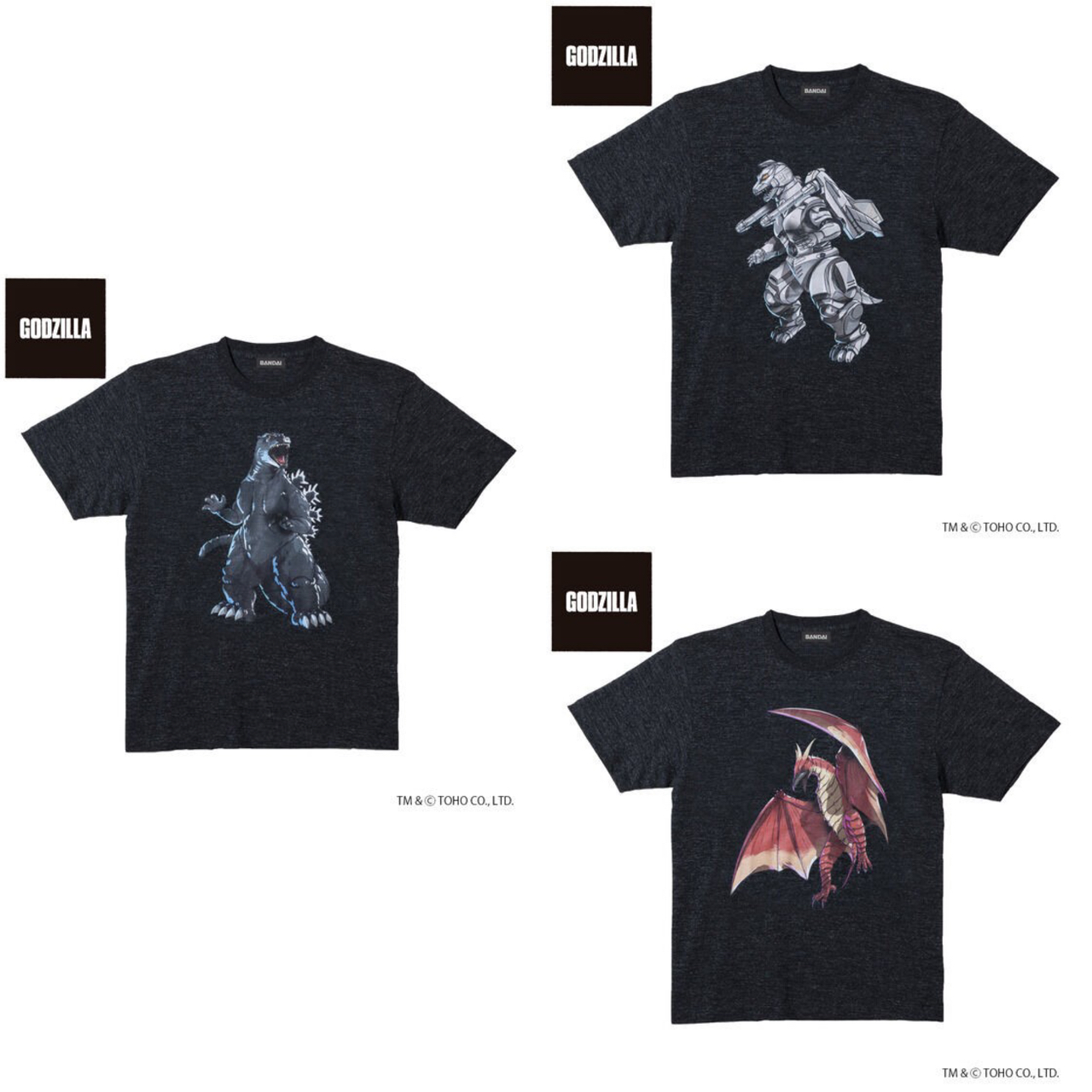 PRE-ORDER : Godzilla VS Mechagodzilla Deformed Art T-shirt