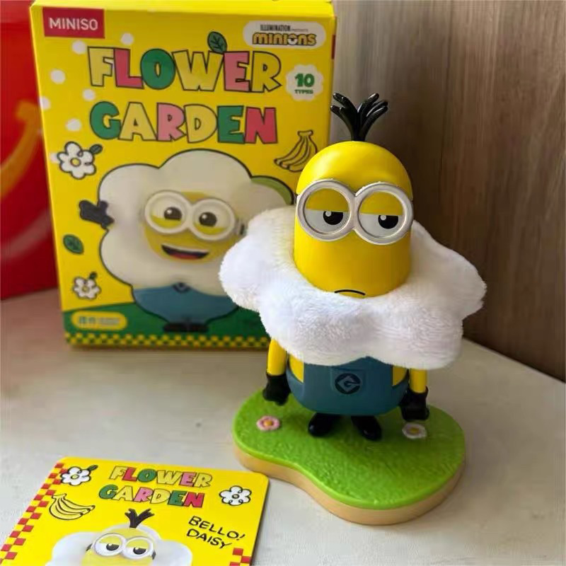 โมเดล ได้ 1 ตัว | Minions - Flower Garden Series by Miniso