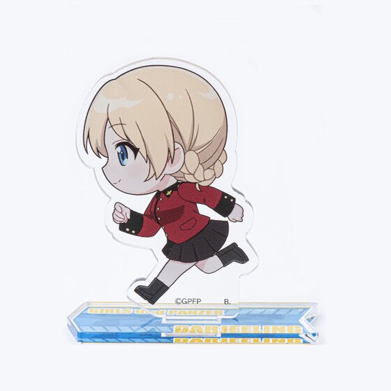 PRE-ORDER : Girls und Panzer Running Deformed Series Acrylic Stand