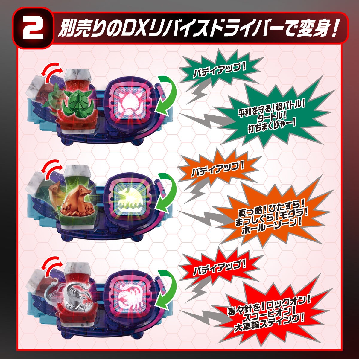 Masked Rider Revice - DX Vistamp Selection 01 by Premium Bandai (Limited มีกล่องน้ำตาล)