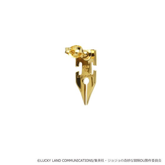 PRE-ORDER : [JAM HOME MADE Collaboration] JoJo's Bizarre Adventure: Diamond is unbreakable Rohan Kishibe G Pen Motif Earring (for one ear)