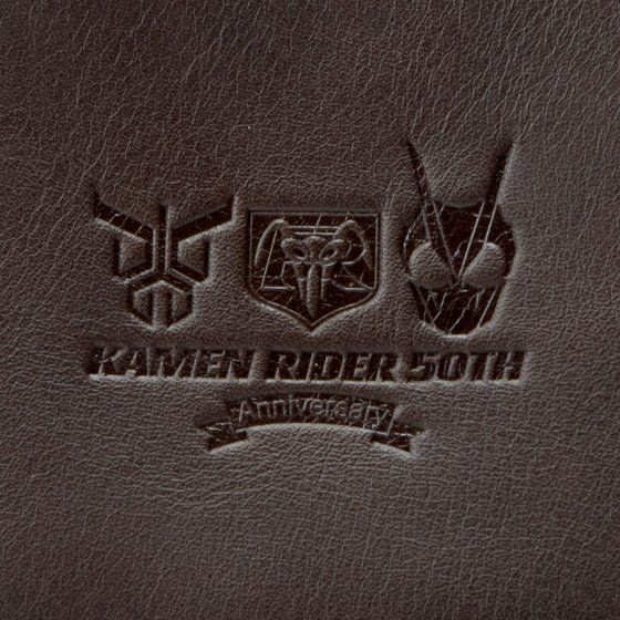 PRE-ORDER : Kamen Rider 50th No.1 Kuuga Zero-One Genuine Leather Pouch (Brown)